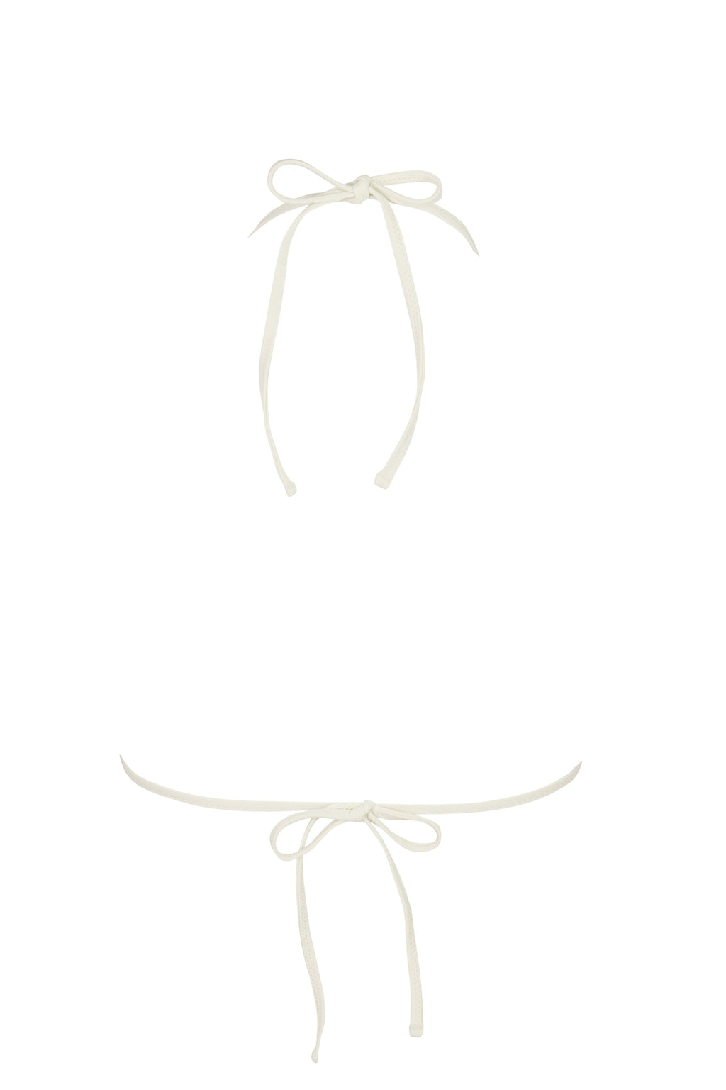 Triangle Bikini Top in Pearl
