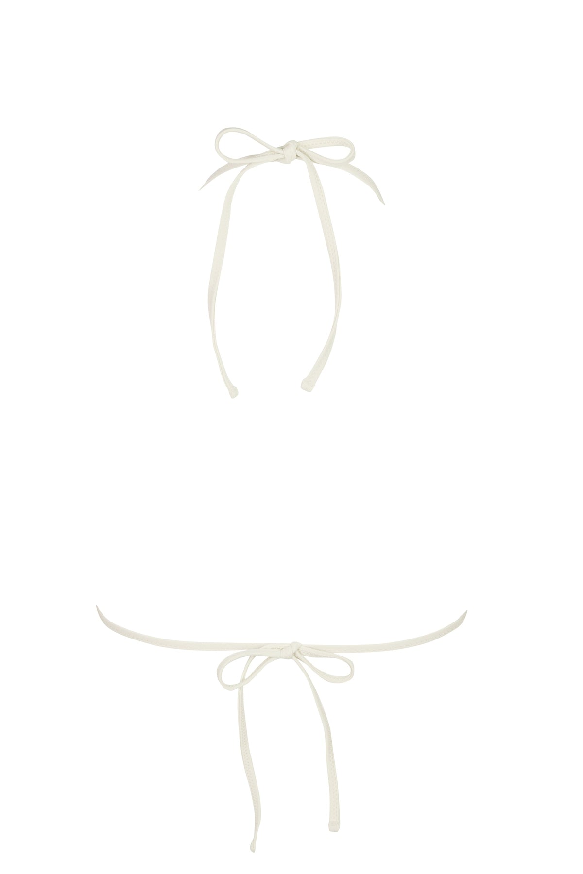 Triangle Bikini Top in Pearl
