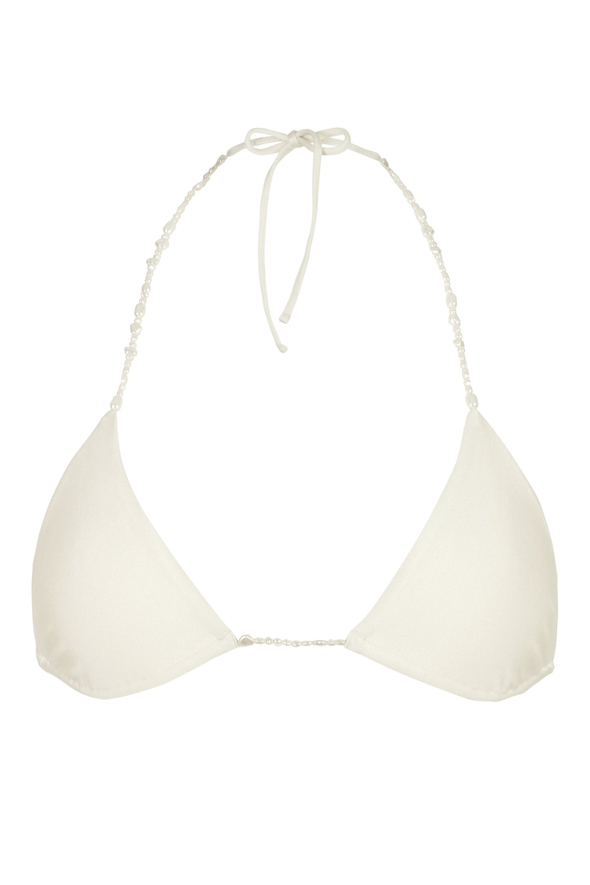 Triangle Bikini Top in Pearl