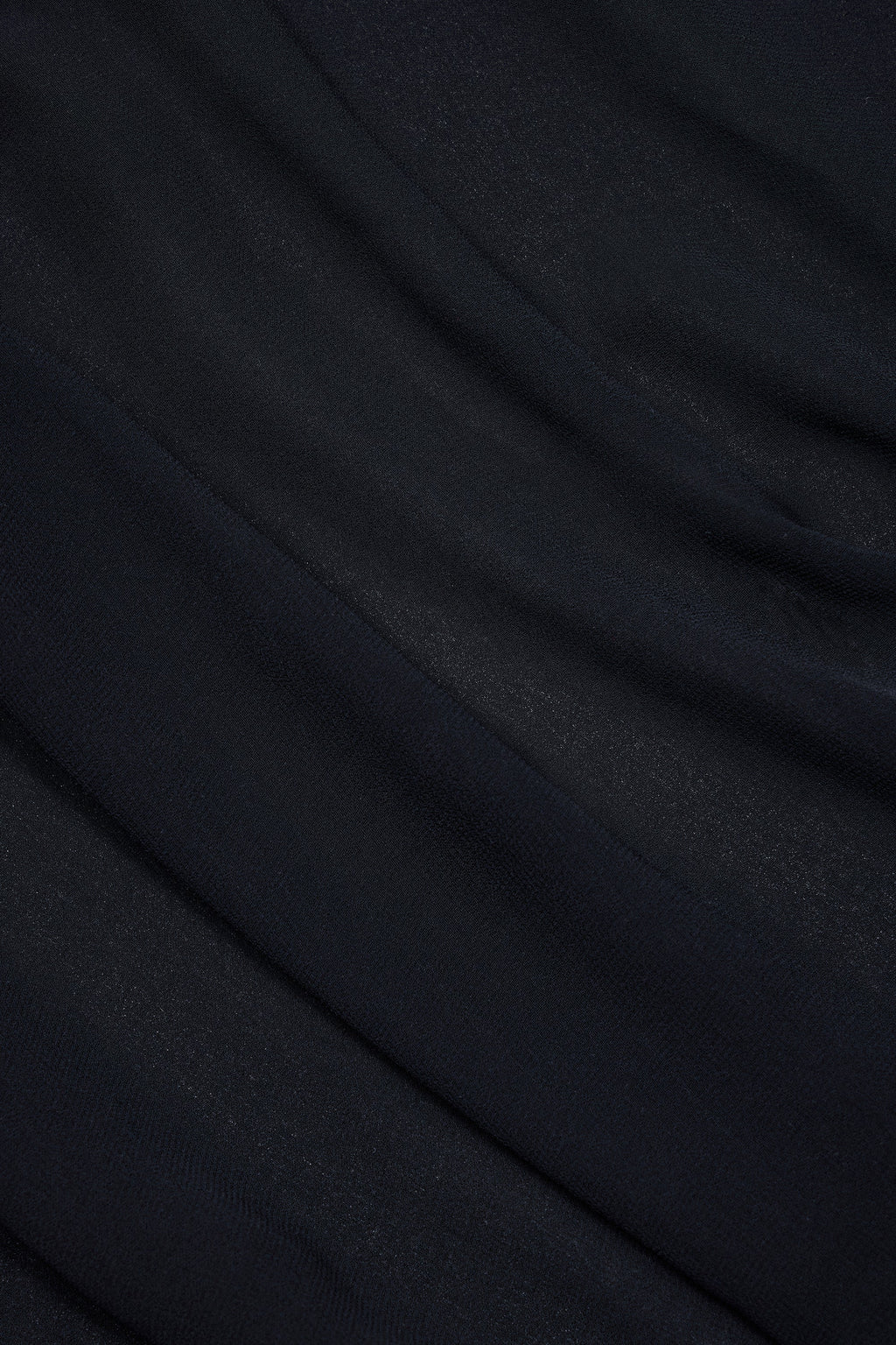 Cowl-Neck Mini Dress in Black