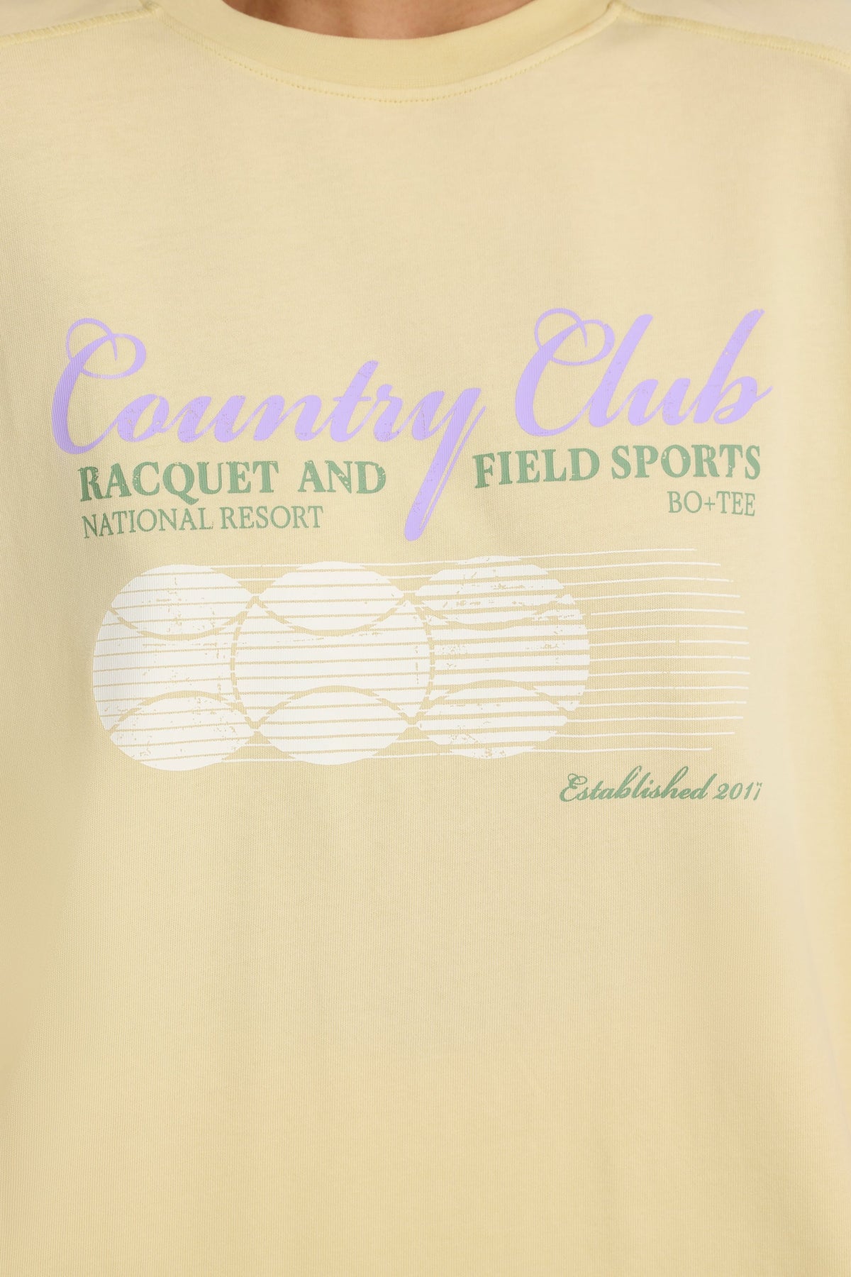 Oversized Graphic T-Shirt in Lemon