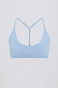 Soft Active Racerback Sports Bra in Sky