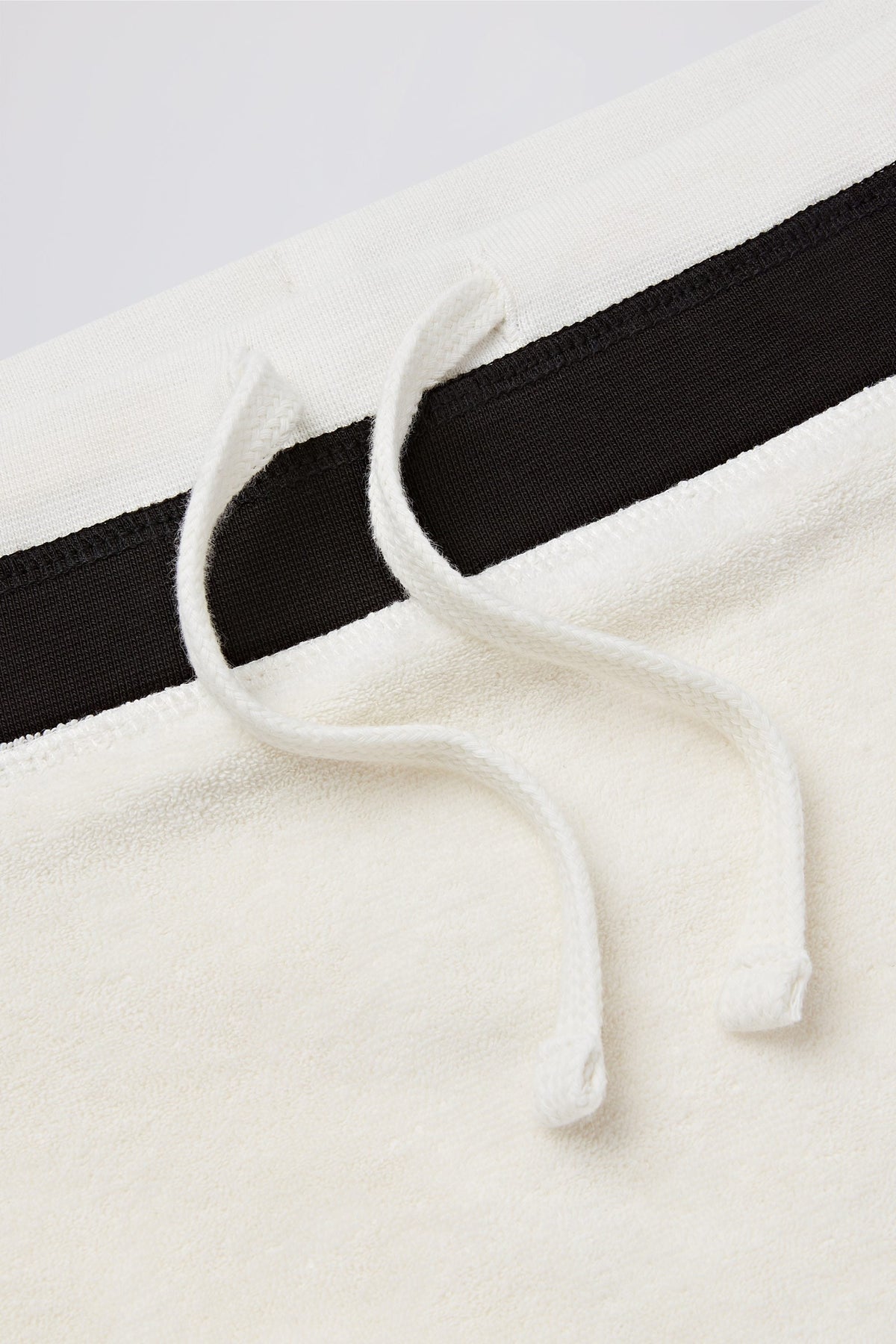 Terry Towelling Mid-Rise Skort in Ivory